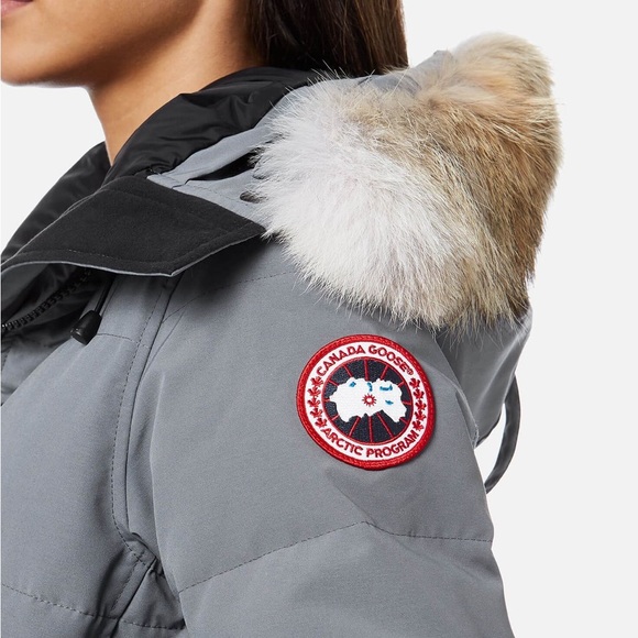 Canada Goose Grey Shelburne Parka with Fur Hood - Picture 2 of 8
